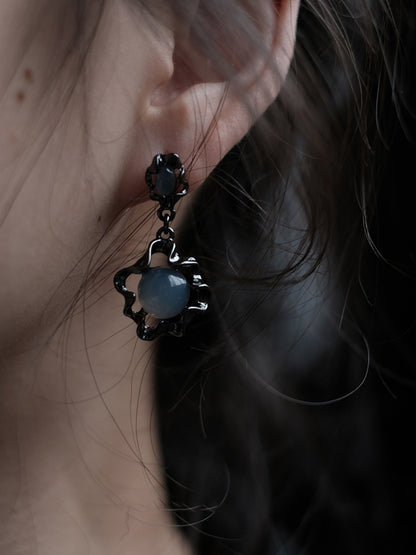 Original Stylish Hollow Stone Earrings