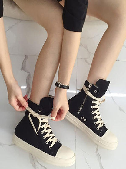 High-top Casual Canvas Sneaker