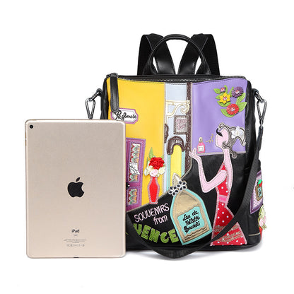 creative backpack wild tide personality backpack