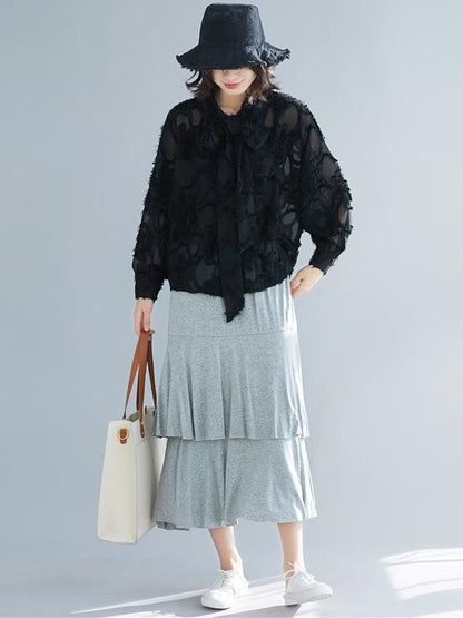 New Loose Falbala  Skirt