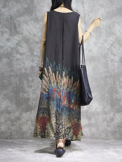 Original Split-joint Oversize Long Dress