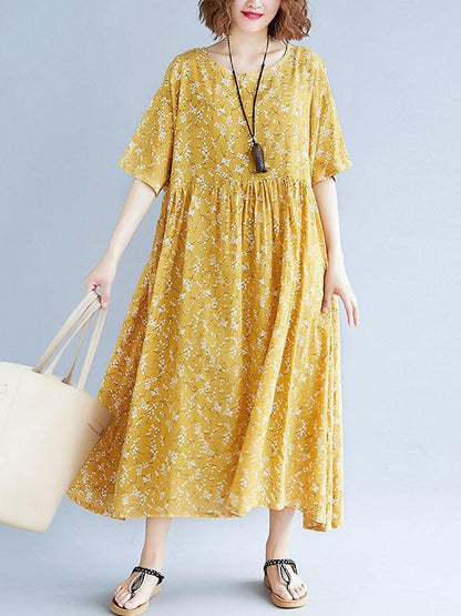 2019 Summer New Loose Printed Dress