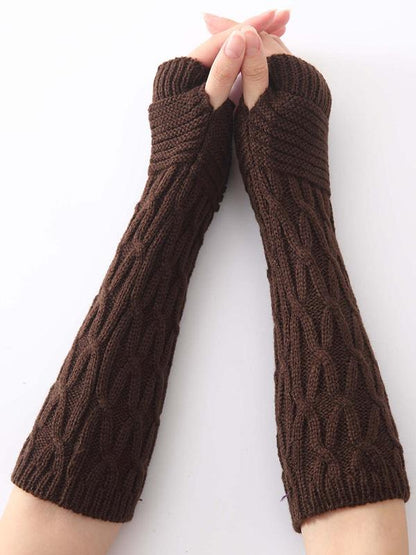 Knitted Half Finger 6 Colors Sleevelet Accessories