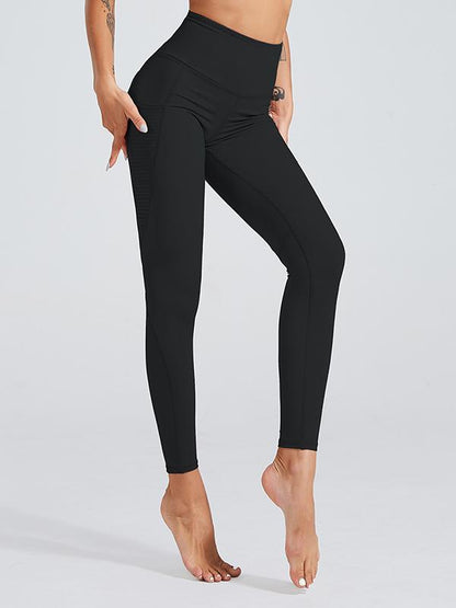 Solid Breathable Fitness Sports Leggings