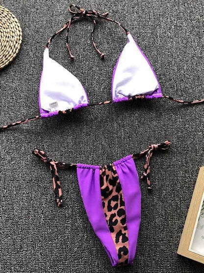 Strappy Scrunch Bikini Swimsuit