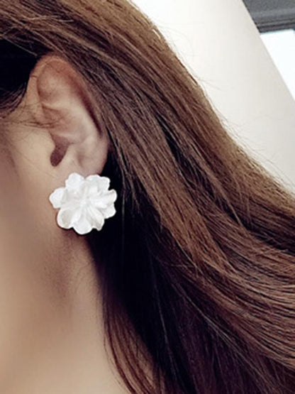 Noble Petal Split-joint Earrings