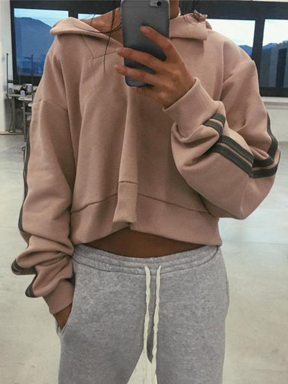 Loose Batwing Sleeves Hoodies&sweatshirts Tops