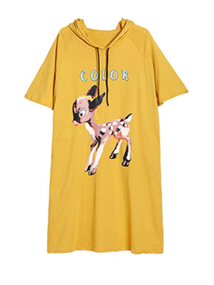 Casual Hoodie Long Dress