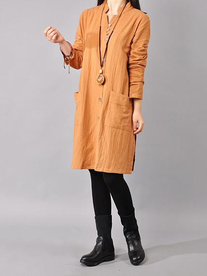 Plus Size Loose Solid Mini Dresses