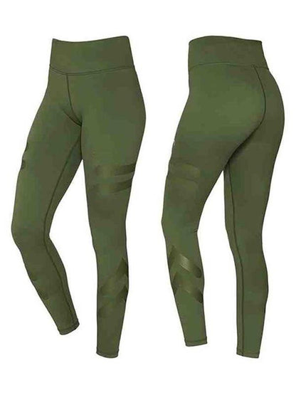High Waist Striped Sport Leggings