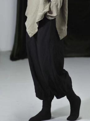 Vintage Comfort Loose Linen Bloomers Pants