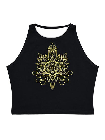 Sexy Printed Sleeveless Vest Top