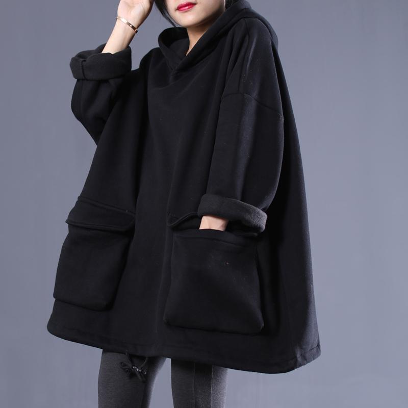 Buykud Casual Solid Color Thickened Plus Velvet Coat