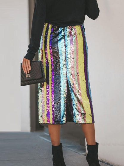 Sexy Beauty And Sequinned Skirts Bottoms
