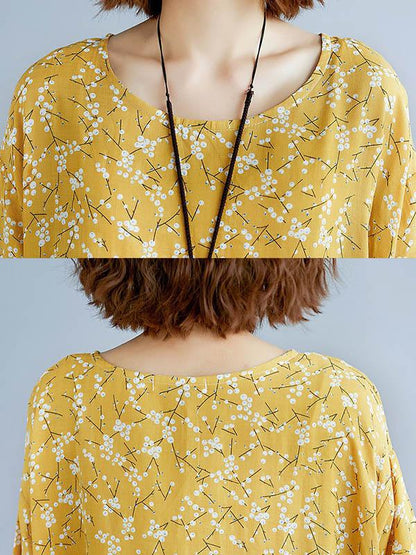 2019 Summer New Loose Printed Dress