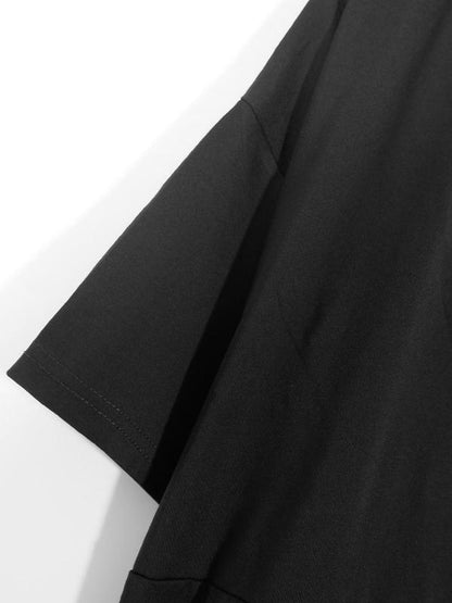 Original Falbala Solid Asymmetric T-Shirt