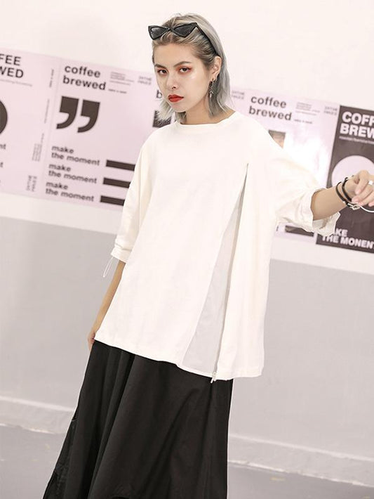 Loose Split-side T-shirt