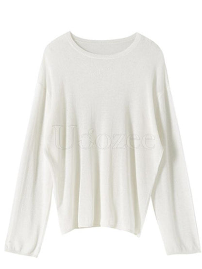 Casual Solid Light Maturity Knitwear
