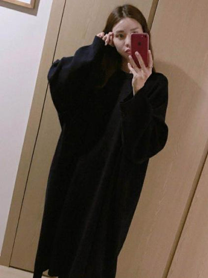 SUPER LOOSE PUFF SLEEVE LONG ROBE