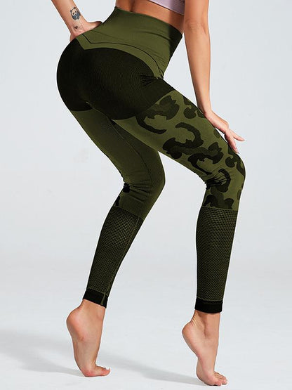 Camouflage Seamless Lift Hip Legging
