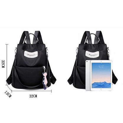 Women Waterproof Oxford Backpack Version Anti-theft Travel Bag