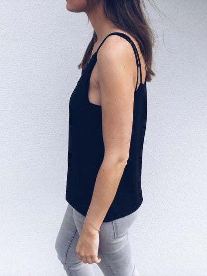 V-neck Lace Casual Blouses&Shirts Top