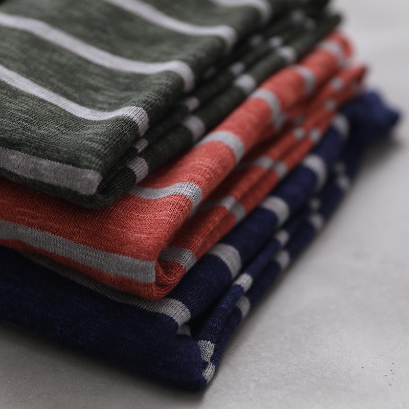 Buykud Soft Comfort Classic Stripe Casual Knitted Hoodie