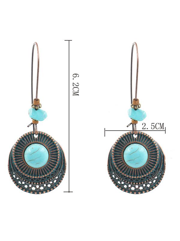 Vintage Fashion Bohemia Hollow Earrings