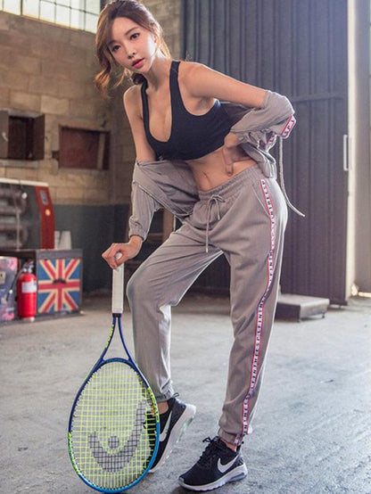 Loose Drawstring Elasticity Sports Pants