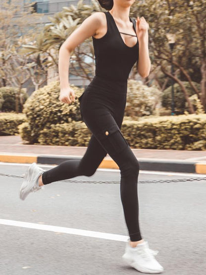 High Waist Pockets Sports Leggings