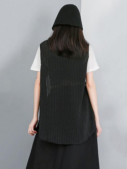 Asymmetric Split-joint T-Shirt