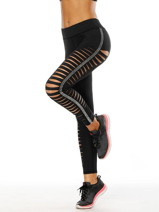 High Waist Hollow Slim Yoga&Gym Leggings