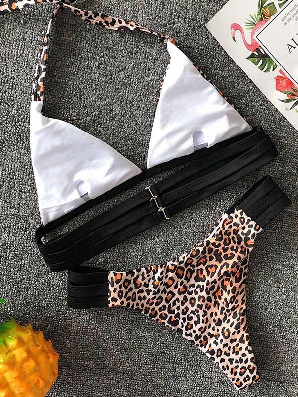 Sexy Leopard&Snakeskin Bikinis Swimmer