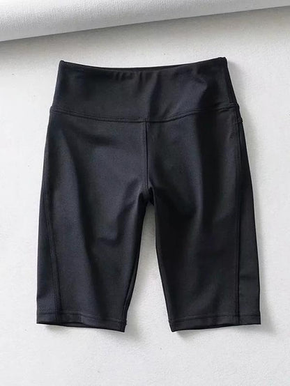 Solid Empire Leggings Yoga Shorts Bottoms