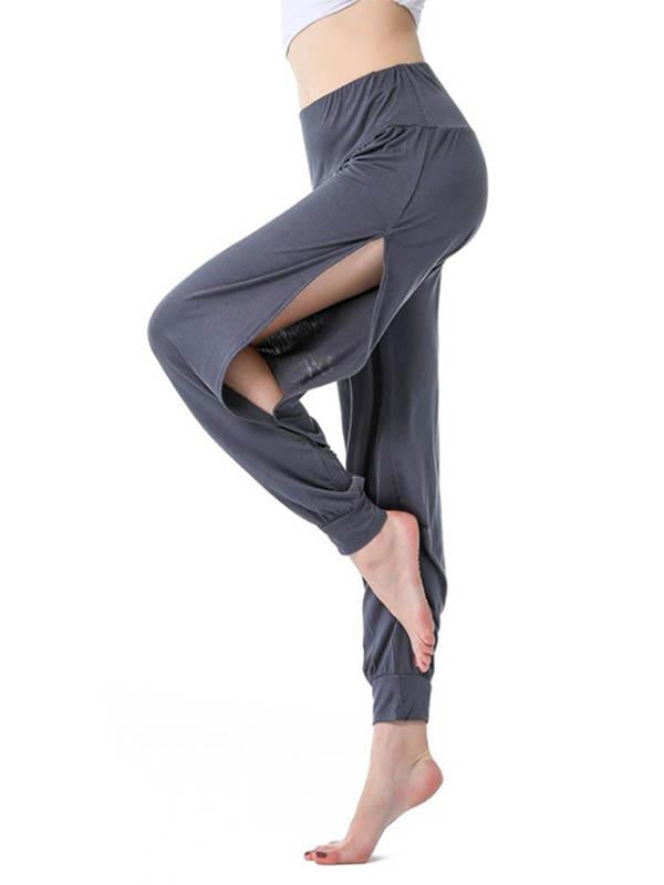 Split-Side Breathable Athletic Pants