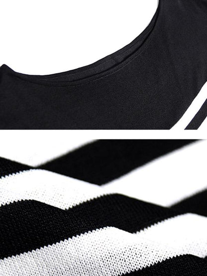 Oversize Stripped knitting Dress