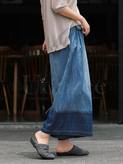 Loose Split-joint Wide Leg Pants