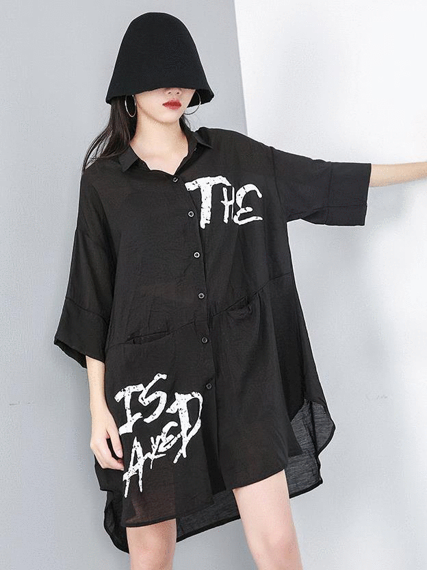 Loose Irregular Light Sun-proof Tops