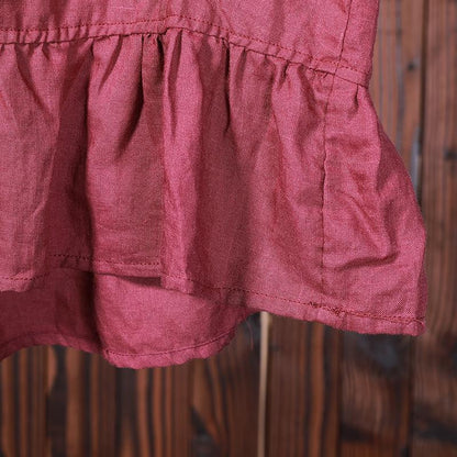 A Bouquet Of Flower Embroidery Casual T-Shirt
