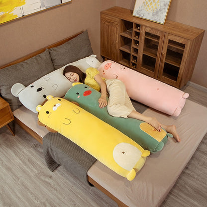 Animal Doll Cute Soft Long Clip Leg Lazy Dormitory Multi-purpose Sleeping Pillow Gift Decoration for Girls Children Unisex