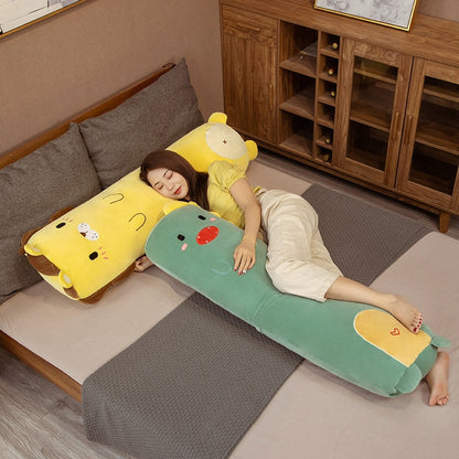 Animal Doll Cute Soft Long Clip Leg Lazy Dormitory Multi-purpose Sleeping Pillow Gift Decoration for Girls Children Unisex