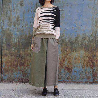 Autumn Loose Pullover Casual Knitted Shirt