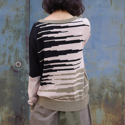 Autumn Loose Pullover Casual Knitted Shirt