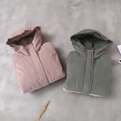 Autumn Winter Casual Colour Block Warm Coat
