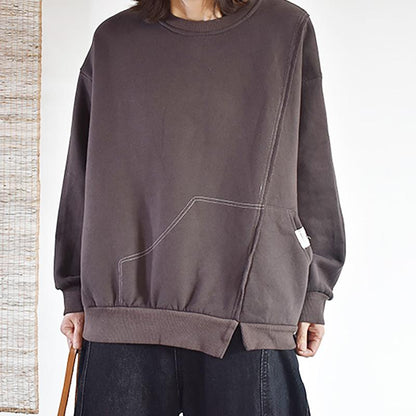 Autumn Winter New Casual Loose Cotton Sweatshirt