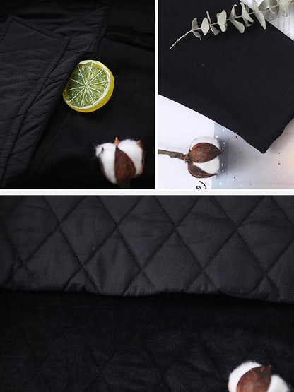 Autumn Winter New Loose Hooded Plus Velvet Dress