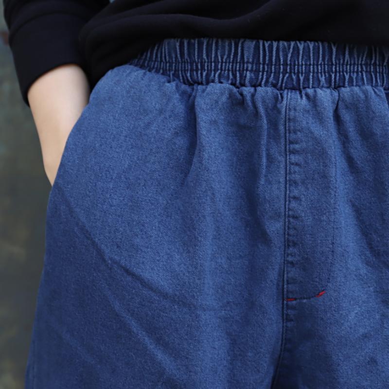 Autumn Winter Pure Color Thermal Harem Pants