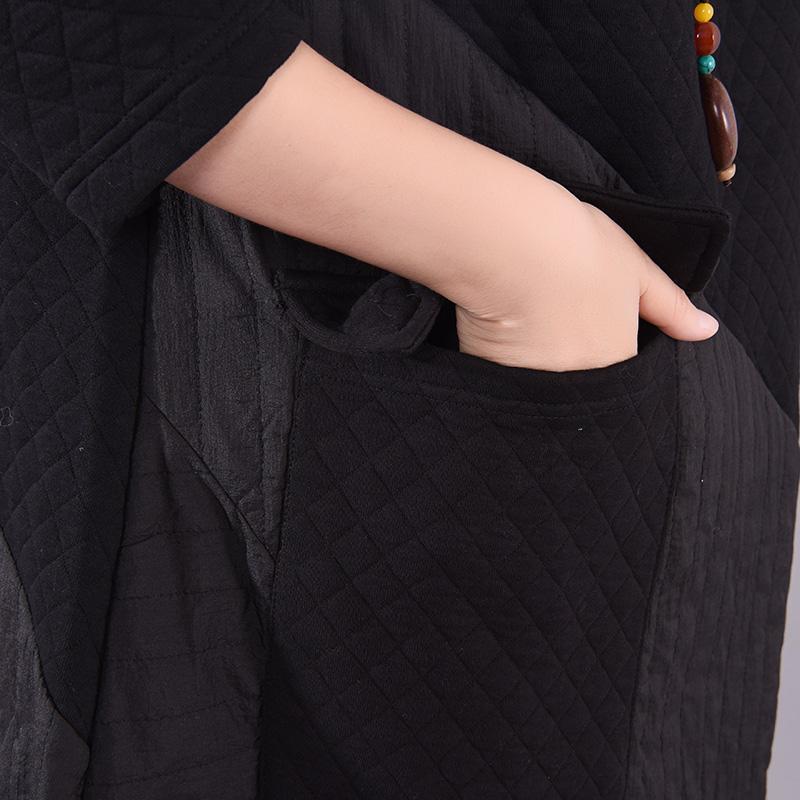 Autumn Winter Simple Stitching Design Casual Dress