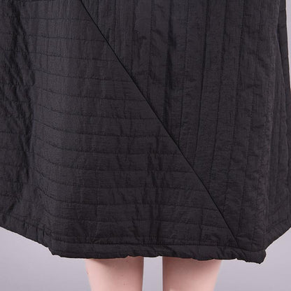 Autumn Winter Simple Stitching Design Casual Dress