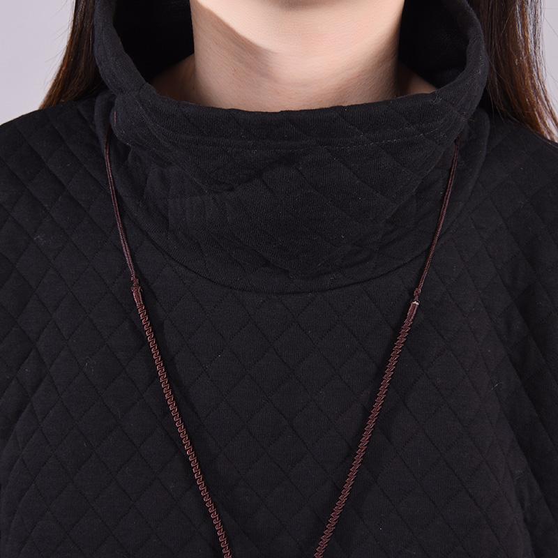 Autumn Winter Simple Stitching Design Casual Dress